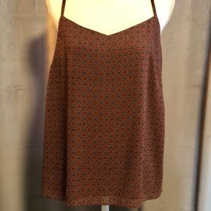 Purple LOFT Flowy Tank Top